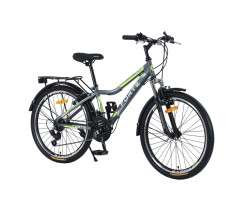 Велосипед Forte Stark 24"/13" серо-желтый