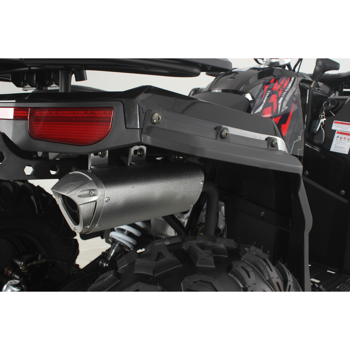 Квадроцикл FORTE ATV-200G Червоно-чорний