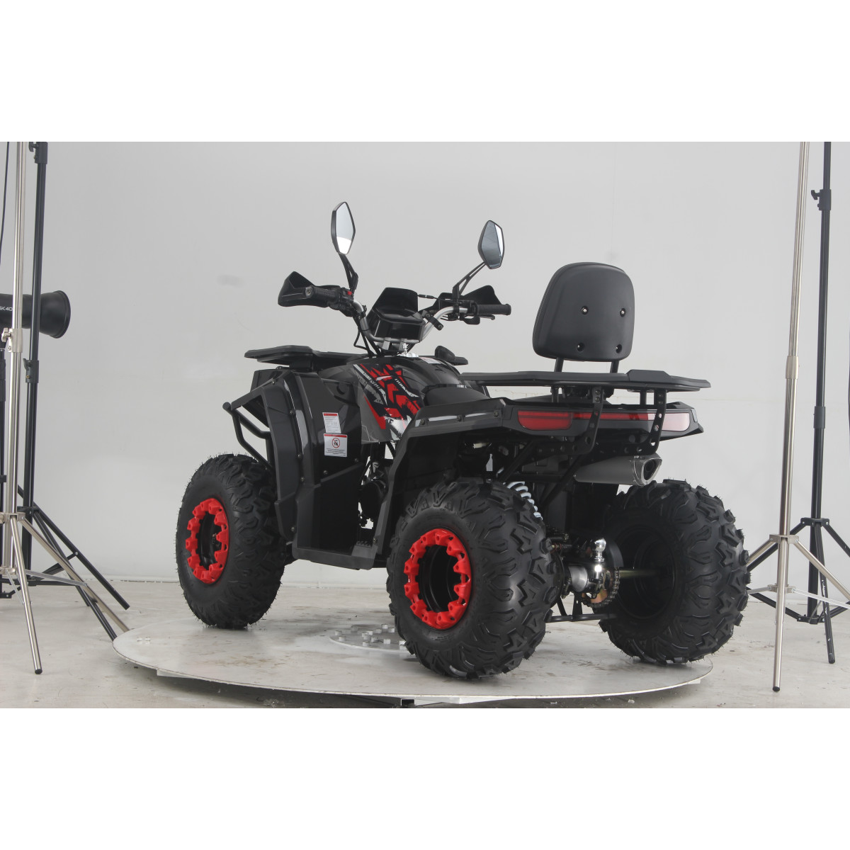 Квадроцикл FORTE ATV-200G Червоно-чорний