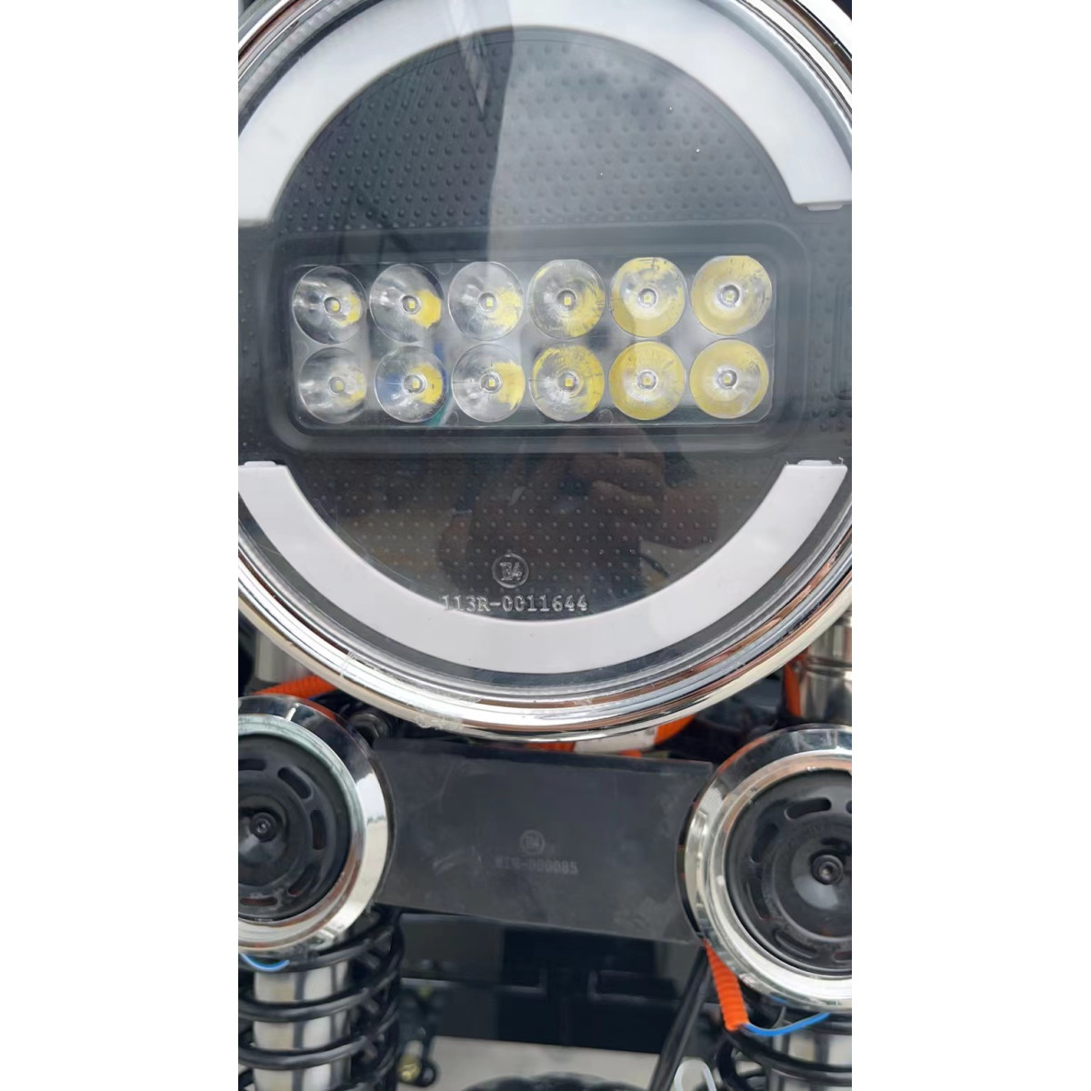 Грузовой электрический трицикл FORTE JH-1200 Черный