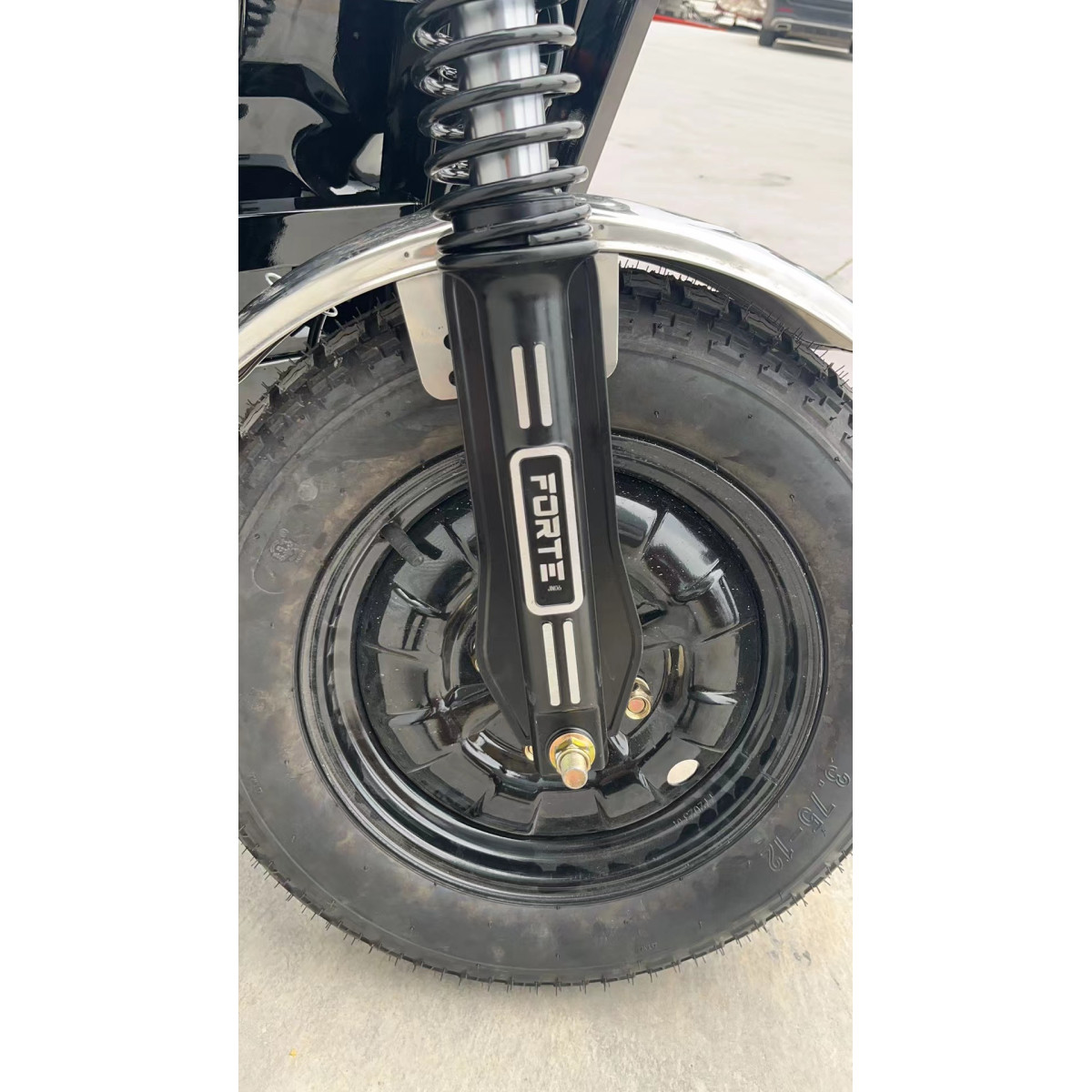 Грузовой электрический трицикл FORTE JH-1200 Черный