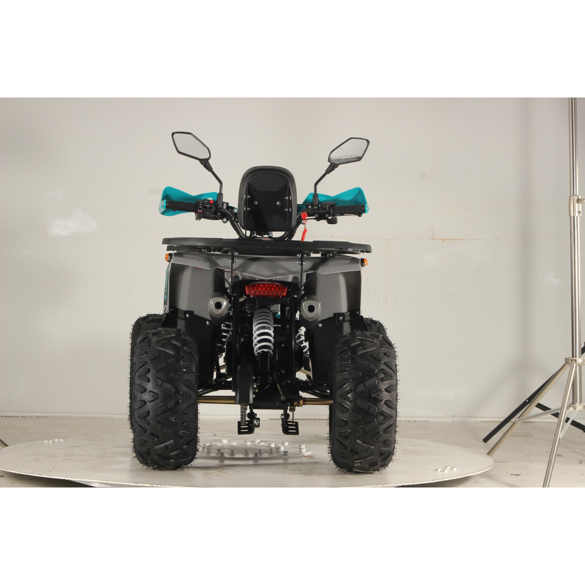 Квадроцикл FORTE ATV125P, сіро-блакитний
