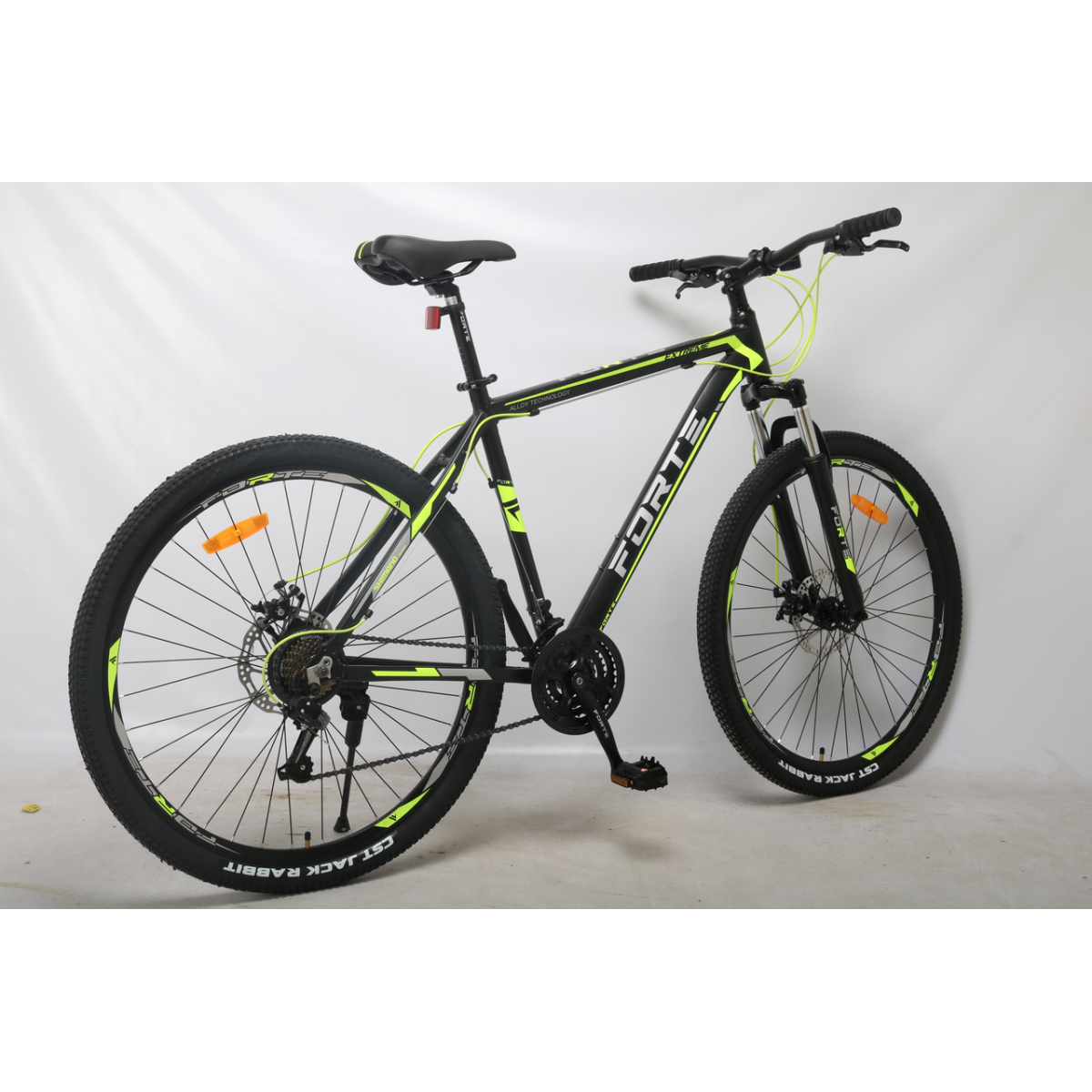 Велосипед Forte Extreme 19"/29" черно-салатовый