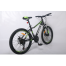 Велосипед Forte Warrior МТВ 24"/13" (117801) чорно-зелений