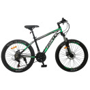 Велосипед Forte Fighter 13"/24" черно-зеленый
