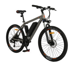 Велосипед акумуляторний Forte Galaxy 18"/26", 250 Вт, сіро-жовтий