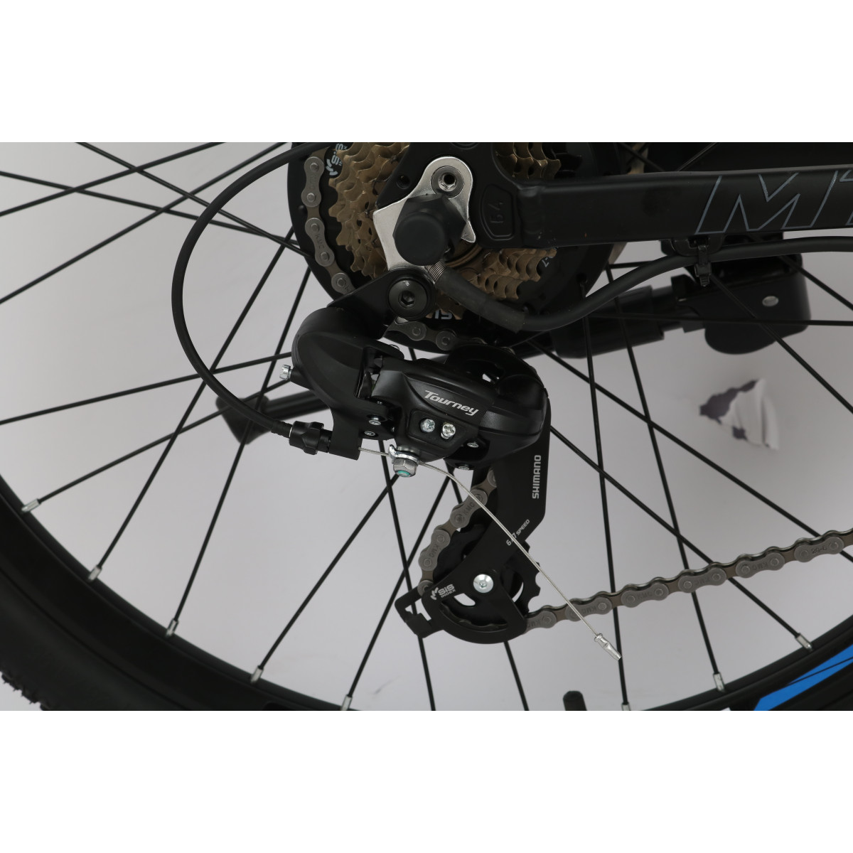 Велосипед акумуляторний Forte Galaxy 18"/26", 250 Вт, чорно-синій