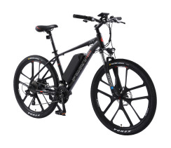 Велосипед акумуляторний Forte Matrix 18"/27,5" 350 Вт, чорно-червоний